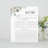 Modern Floral Vrijgezellenfeest Recept Multomap Pa (Staand voorkant)