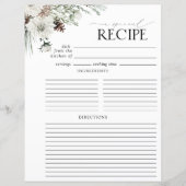 Modern Floral Vrijgezellenfeest Recept Multomap Pa (Voorkant)