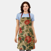 Modern Floral Waterverf Collectie Schort (Gedragen)