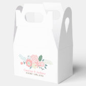 Modern Floral Wedding Bedankdoosjes (Geopend)