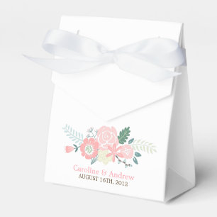 Modern Floral Wedding Bedankdoosjes
