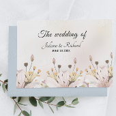 Modern Floral Wedding Guest Kaart