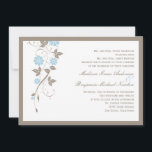 Modern Floral Wedding Invitation - Aqua Blue Kaart<br><div class="desc">Dit moderne florale collectie combineert de schoonheid van een traditioneel floreel ontwerp met heldere, hedendaagse kleuren en biedt een elegante kijk op je toekomstige nuptielen. Dit ontwerp is ook beschikbaar in andere kleurenregelingen. Ga voor meer informatie naar berryberrynice.com. Beschikbare objecten in dit ontwerp: - Weddenschappen - RSVP-kaart - Tafelzitjes/plaatskaarten -...</div>