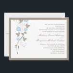 Modern Floral Wedding Invitation - Aqua Blue Kaart<br><div class="desc">Dit moderne florale collectie combineert de schoonheid van een traditioneel floreel ontwerp met heldere, hedendaagse kleuren en biedt een elegante kijk op je toekomstige nuptielen. Dit ontwerp is ook beschikbaar in andere kleurenregelingen. Ga voor meer informatie naar berryberrynice.com. Beschikbare objecten in dit ontwerp: - Weddenschappen - RSVP-kaart - Tafelzitjes/plaatskaarten -...</div>