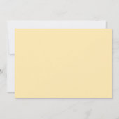 Modern Floral Wedding Invitation Kaart (Achterkant)