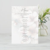 Modern Floral Wedding Menu (Staand voorkant)