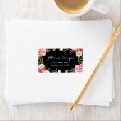 Modern Floral wrapping Classy en Romantic Etiket (Insitu)