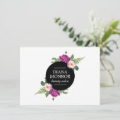 Modern Floral Wreath Salon Cadeaubon (Staand voorkant)