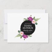 Modern Floral Wreath Salon Cadeaubon (Voorkant)