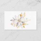 Modern Florals Border Display Vrijgezellenfeest Informatiekaartje (Achterkant)