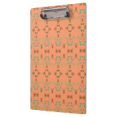 Modern Flower and Stripe Kantoor klembord (Links)