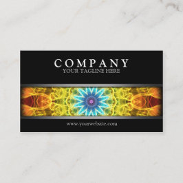 Modern Flower Bouquet Visitekaartje