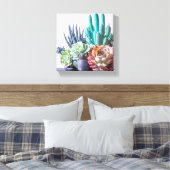 Modern Flower Design Canvas Afdruk (Insitu (Slaapkamer))