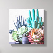Modern Flower Design Canvas Afdruk (Voorkant)