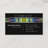 Modern Flower Eye Mandala Visitekaartje (Achterkant)