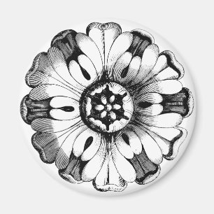  Modern Flower Medallion Magneet