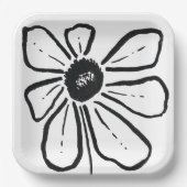 Modern Flower Paper Bord (Voorkant)