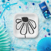 Modern Flower Paper Bord (Feest)