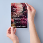 Modern Flower Salon Pricelist Flyer (Hand)