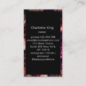 Modern Flower Salon Visitekaartje (Achterkant)