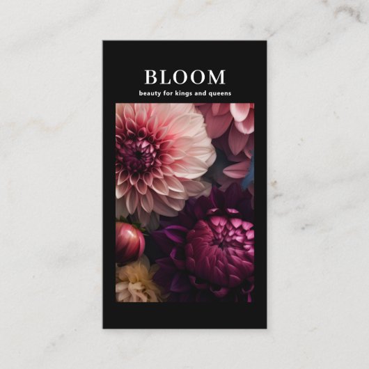 Modern Flower Salon Visitekaartje (Voorkant)