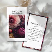 Modern Flower Salon Visitekaartje
