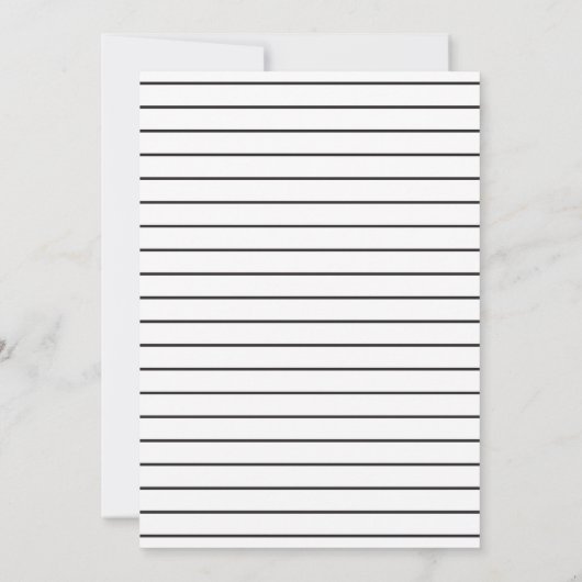 Modern Flower Typography Style Wedding Invitation Save The Date (Achterkant)