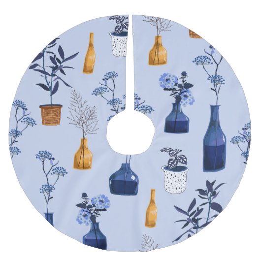Modern Flowers Vaas Monotone Kerstboom Rok (Voorkant)
