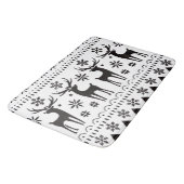 Modern Folk Art kerstrendierster Badmat (Gekanteld)