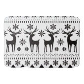 Modern Folk Art kerstrendierster Badmat (Voorkant)