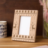 Modern Folk Art kerstrendierster Gegraveerde Lijstjes (Links)