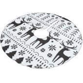 Modern Folk Art kerstrendierster Kerstboom Rok (Gekanteld)