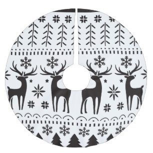 Modern Folk Art kerstrendierster Kerstboom Rok