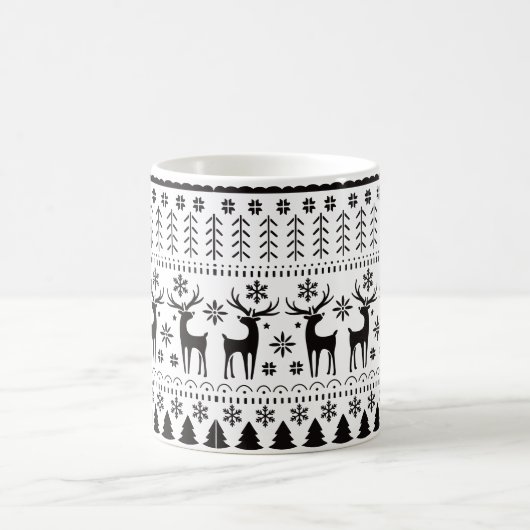 Modern Folk Art kerstrendierster Koffiemok (Center)