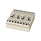Modern Folk Art kerstrendierster Rubberstempel (Stempel)