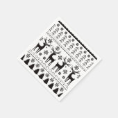 Modern Folk Art kerstrendierster Servet (Hoek)