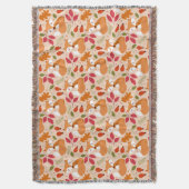 Modern Folk Foxes Deken (Voorkant Verticaal)