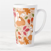 Modern Folk Foxes Latte Mok (Rechts)