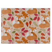 Modern Folk Foxes Snijplank (Voorkant)