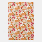 Modern Folk Foxes Theedoek (Verticaal)