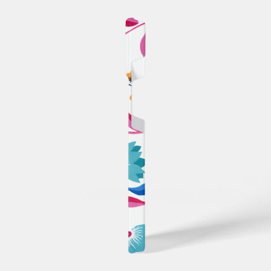  Modern Folkart Floral iPhone Hoesje (Linkerkant)