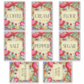 Modern Folkart Spice Labels | Keuken (Voorkant)