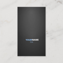 Modern font in two colors with visitekaartje