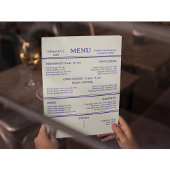Modern Food Restaurant Cafe Menu Card