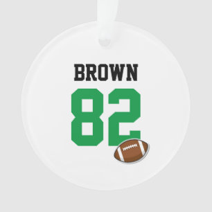 Modern Football Sportnaam Team Kleuren NUMMER Ornament