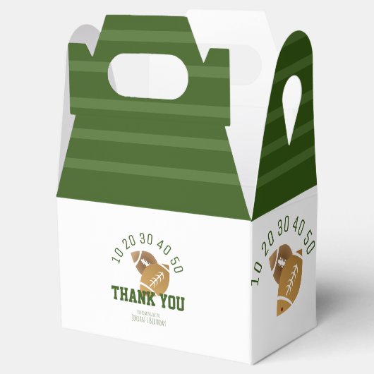 Modern Football veld Bedankdoosjes (Geopend)