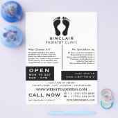 Modern Footprint, Podiatry Clinic, Podiatrist Flyer (Enkel)