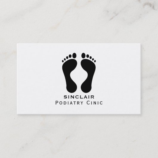 Modern Footprint, Podiatry Clinic, Podiatrist Visitekaartje (Voorkant)