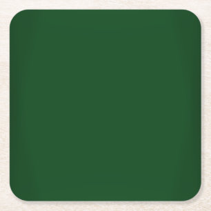 Modern Forest Green Kartonnen Onderzetters