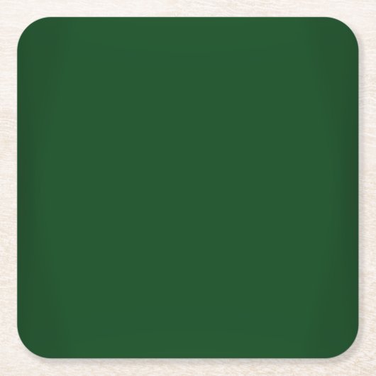 Modern Forest Green Kartonnen Onderzetters (Voorkant)